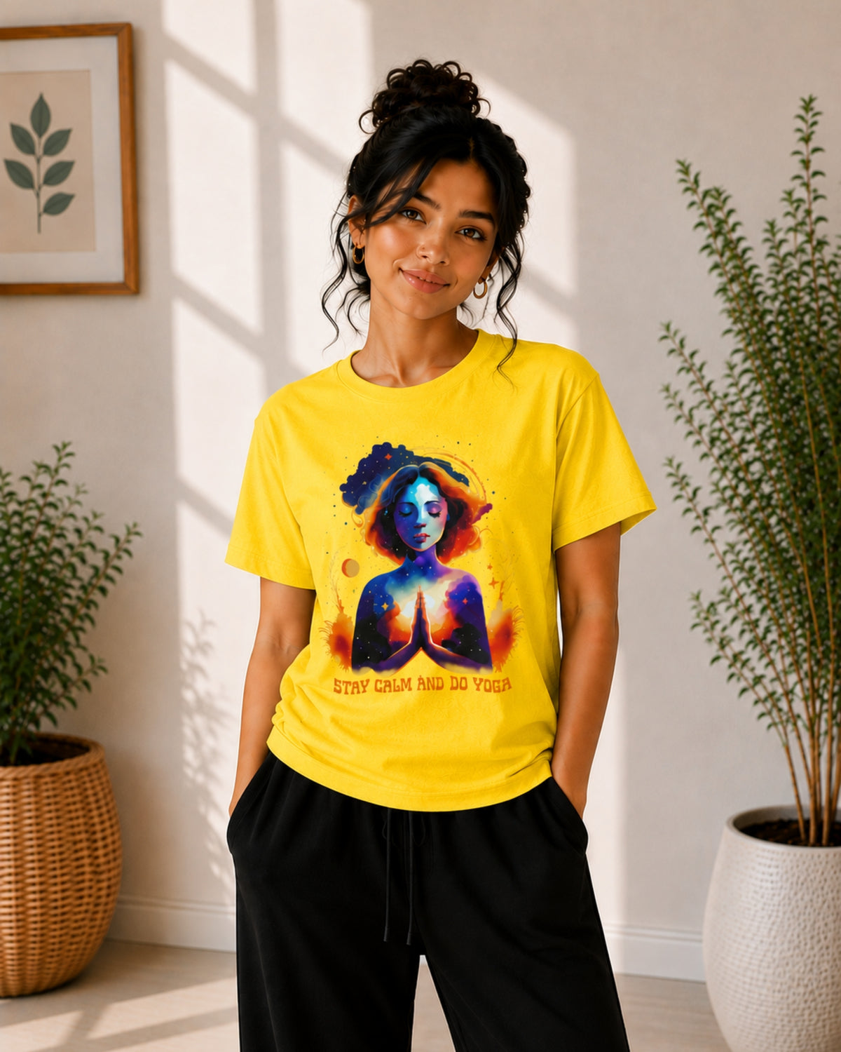 Stay Calm and do Yoga Unisex Classic T-Shirt