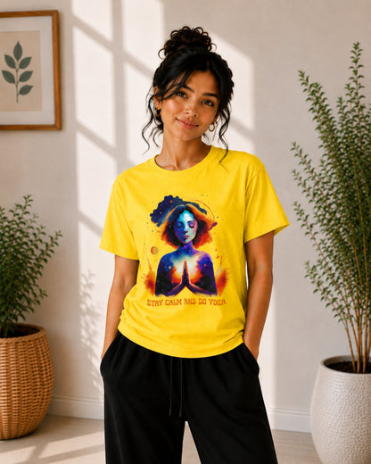 Stay Calm and do Yoga Unisex Classic T-Shirt