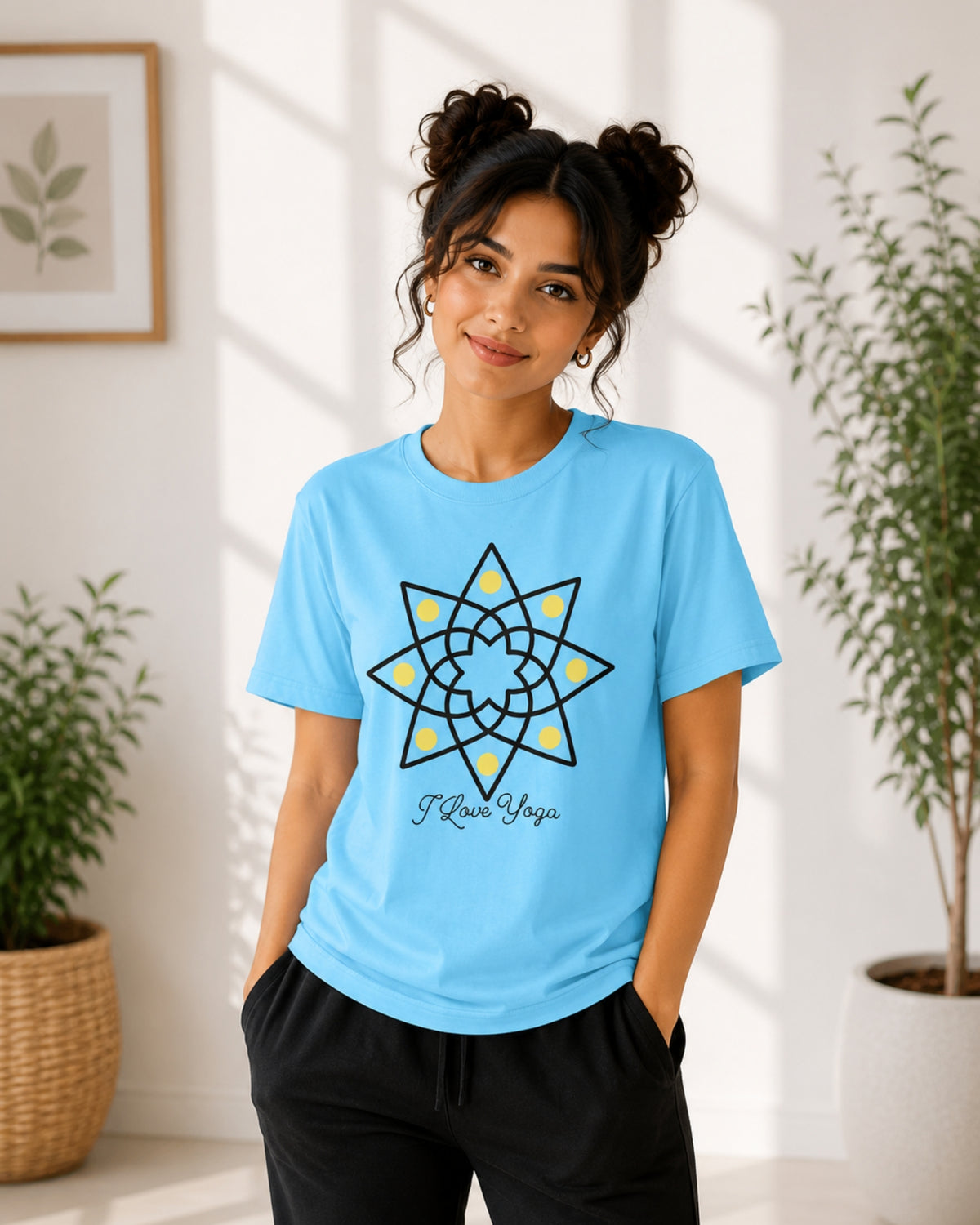 I Love Yoga Unisex Classic T-Shirt