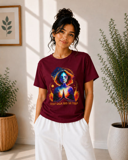 Stay Calm and do Yoga Unisex Classic T-Shirt