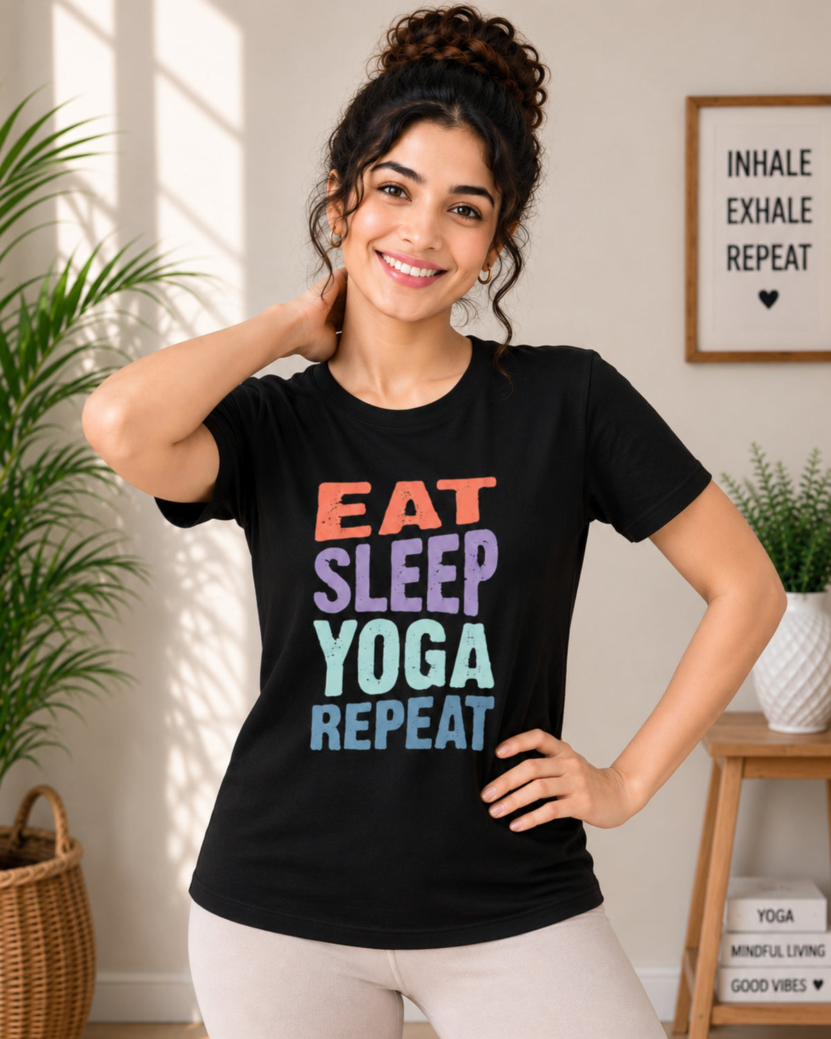 Eat Sleep Yoga Repeat Unisex Classic T-Shirt - photo 8