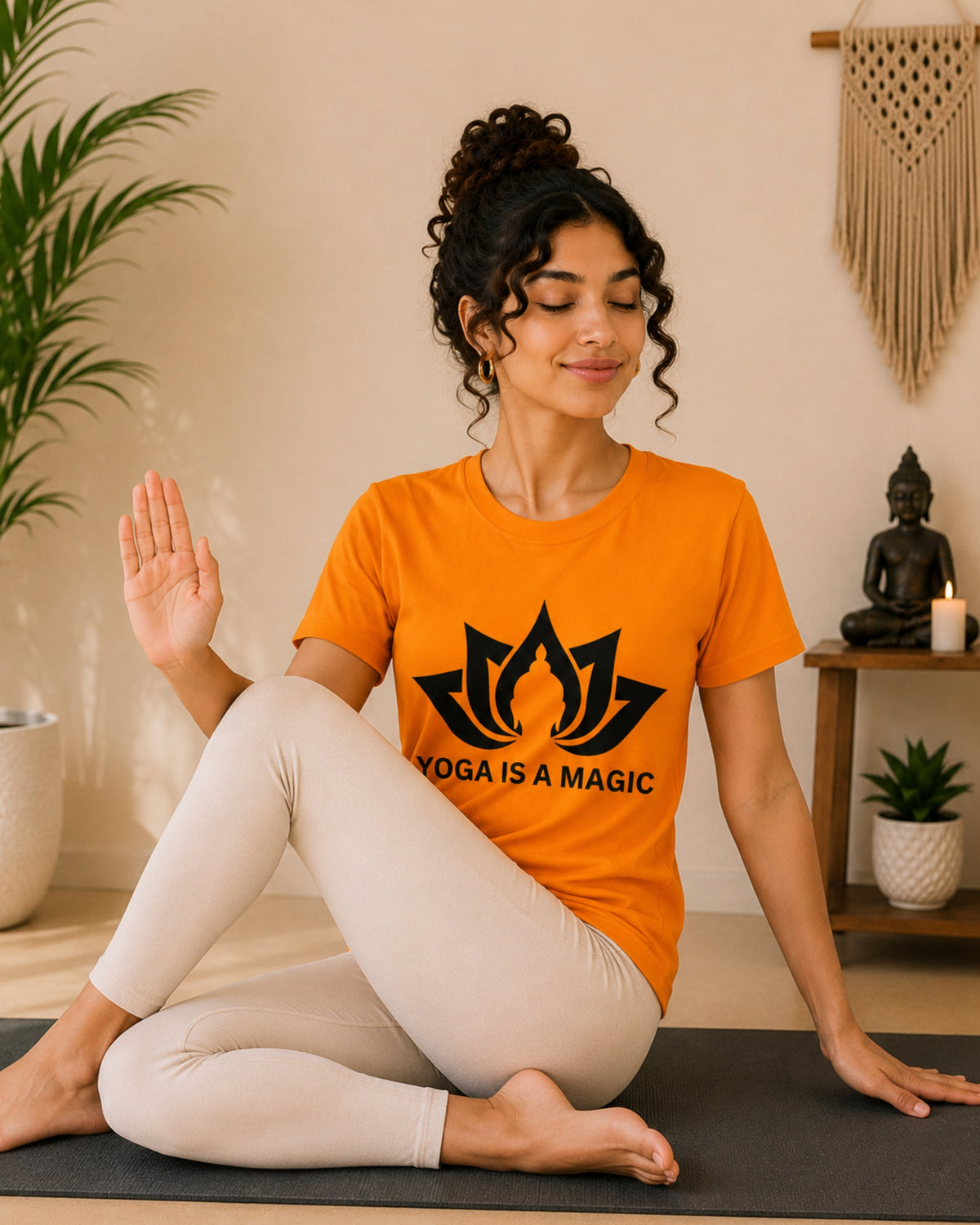 Yoga is a magic Unisex Classic T-Shirt - photo 3