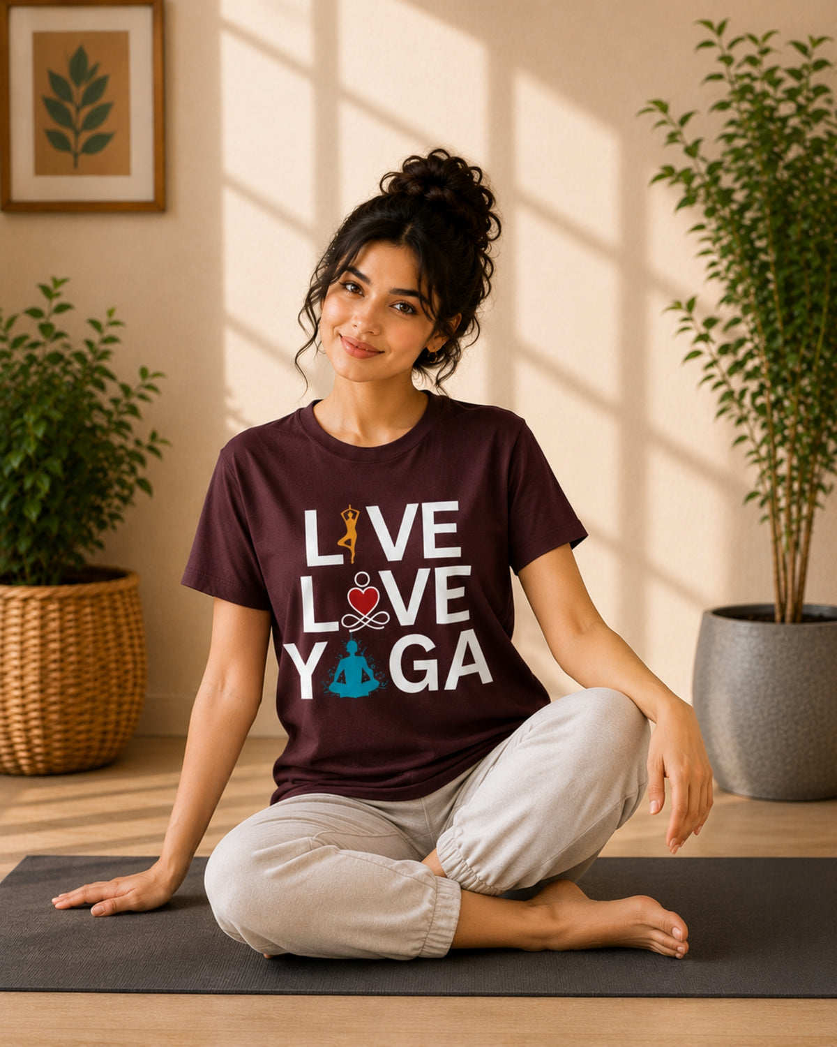 Live Love Yoga Unisex Classic T-Shirt - photo 6