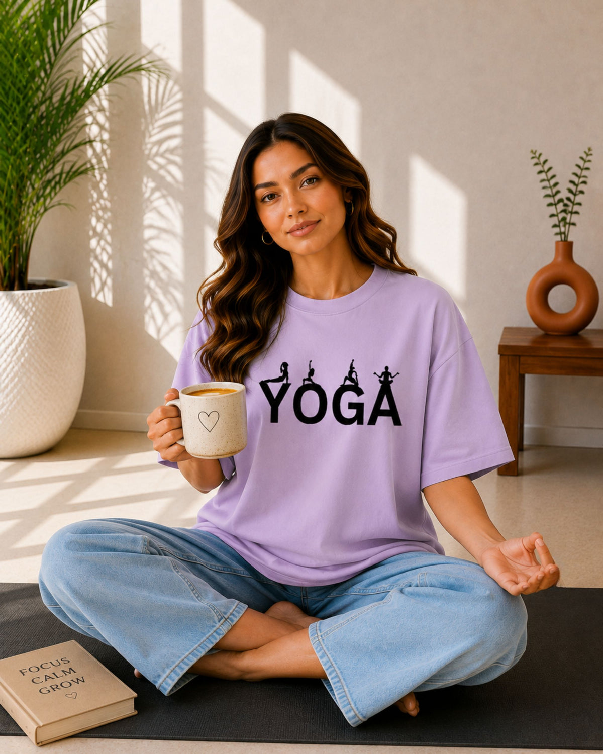 Yoga Unisex Oversized Tee - photo 2