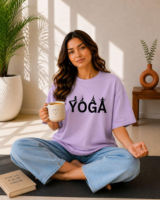 Yoga Unisex Oversized Tee - photo 2