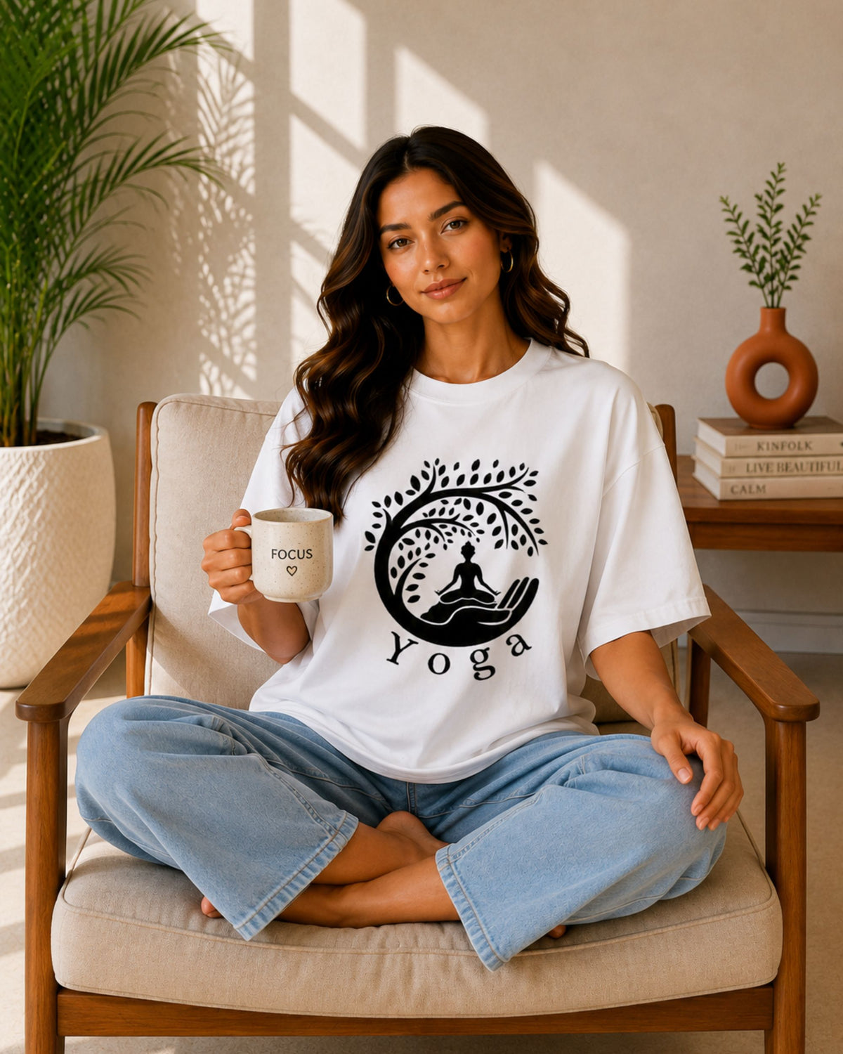 Yoga Unisex Oversized Tee - photo 3