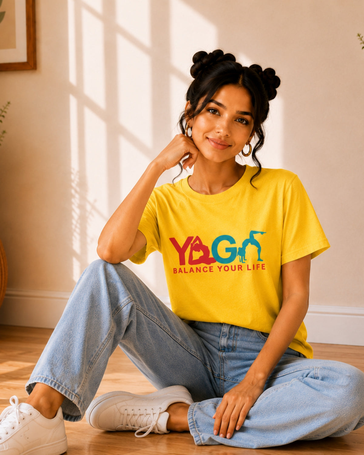 Yoga Balance Your Life Unisex Classic T-Shirt - photo 3