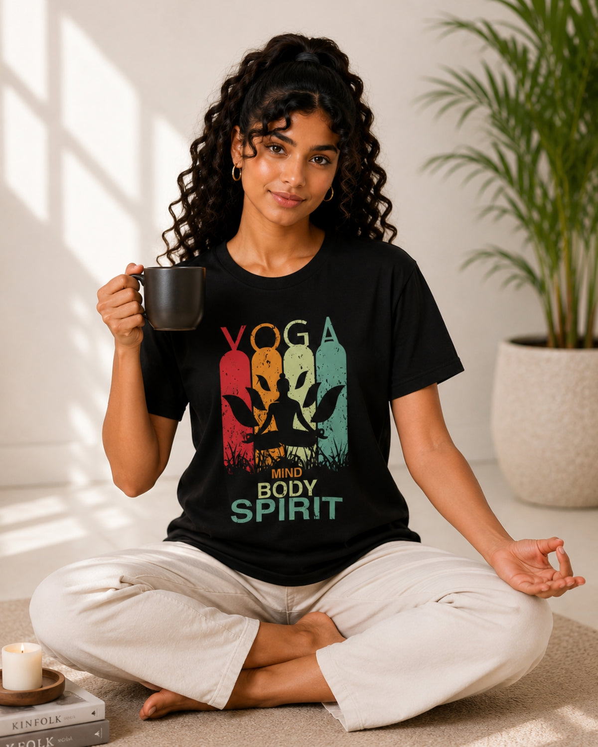 Yoga Mind Body Spirit Unisex Classic T-Shirt - photo 2