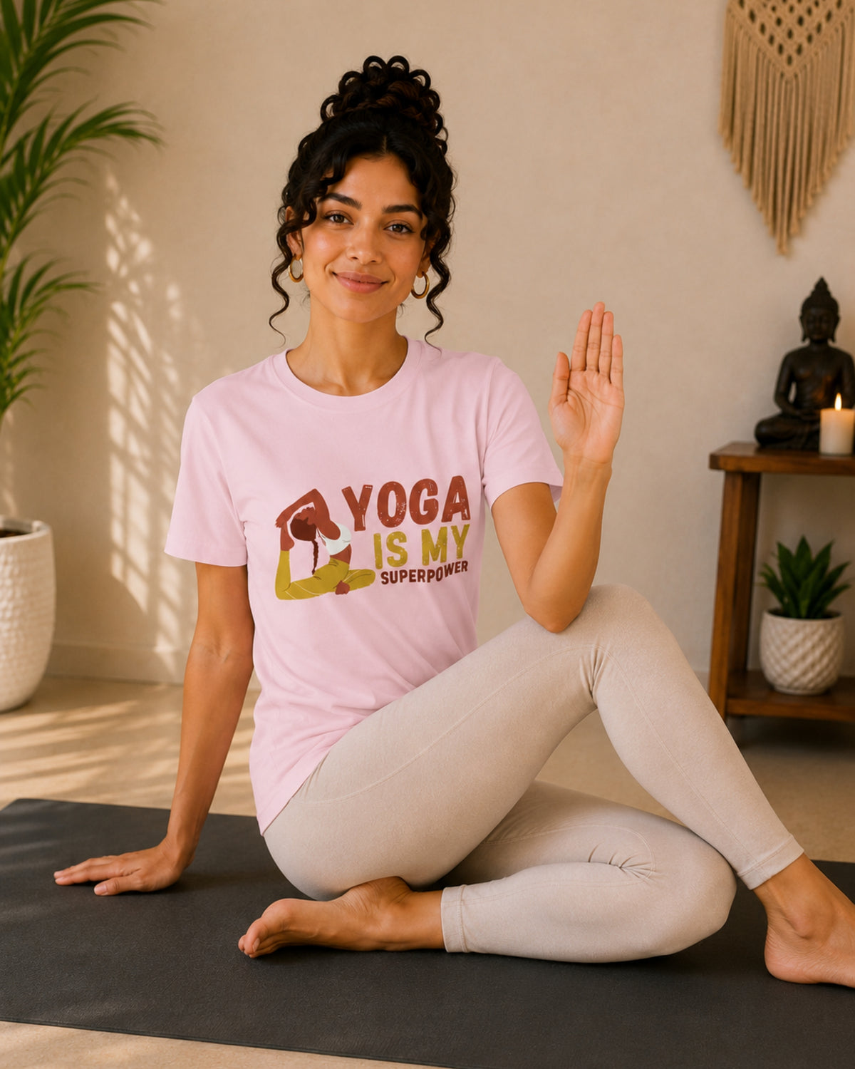 Yoga is My superpower Unisex Classic T-Shirt - photo 6