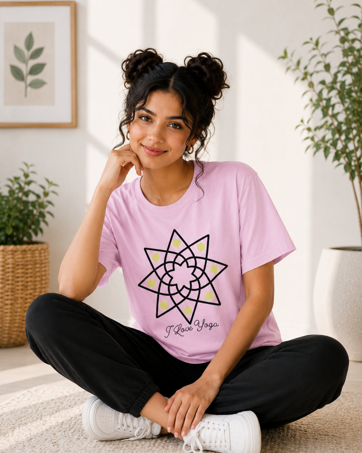 I Love Yoga Unisex Classic T-Shirt - photo 4