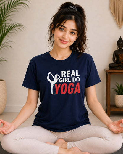 Real girl do Yoga Unisex Classic T-Shirt - photo 3
