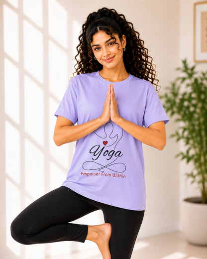 Yoga Empower from within Unisex Classic T-Shirt - photo 5