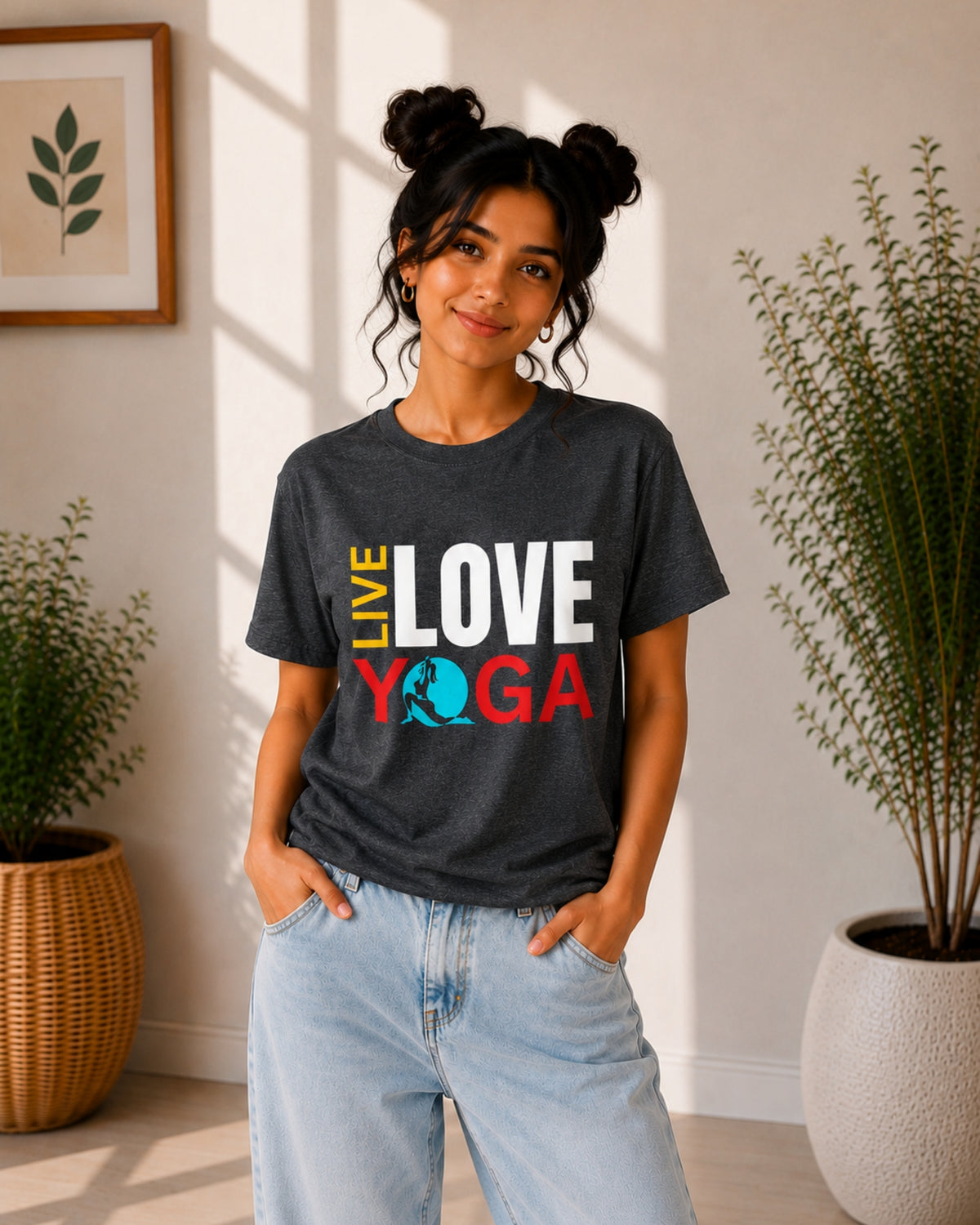 Live Love Yoga Unisex Classic T-Shirt - photo 9