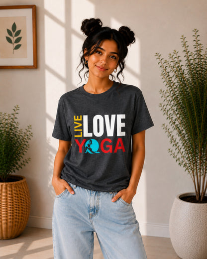 Live Love Yoga Unisex Classic T-Shirt - photo 9