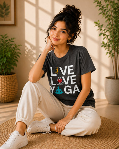 Live Love Yoga Unisex Classic T-Shirt - photo 4