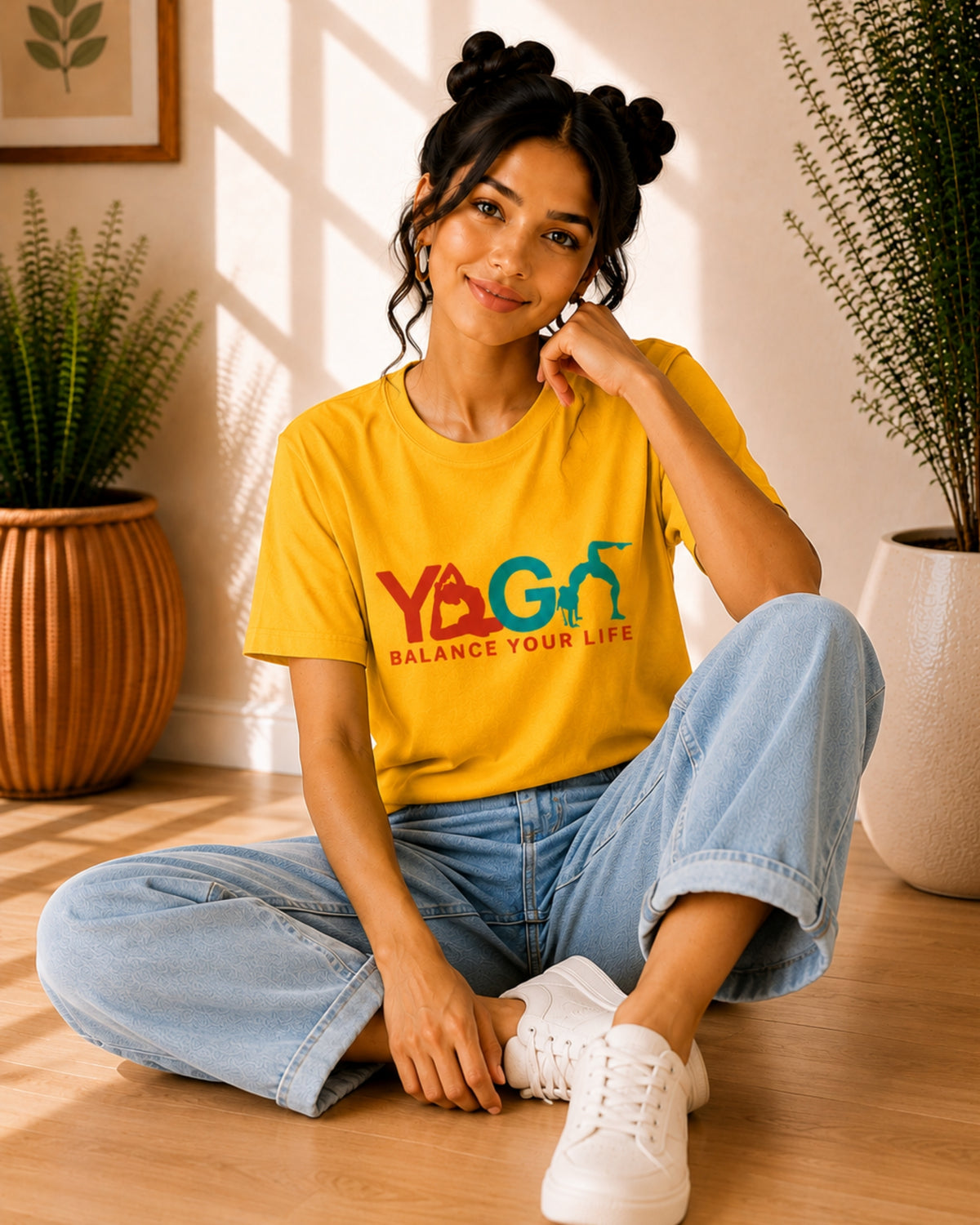 Yoga Balance Your Life Unisex Classic T-Shirt - photo 7