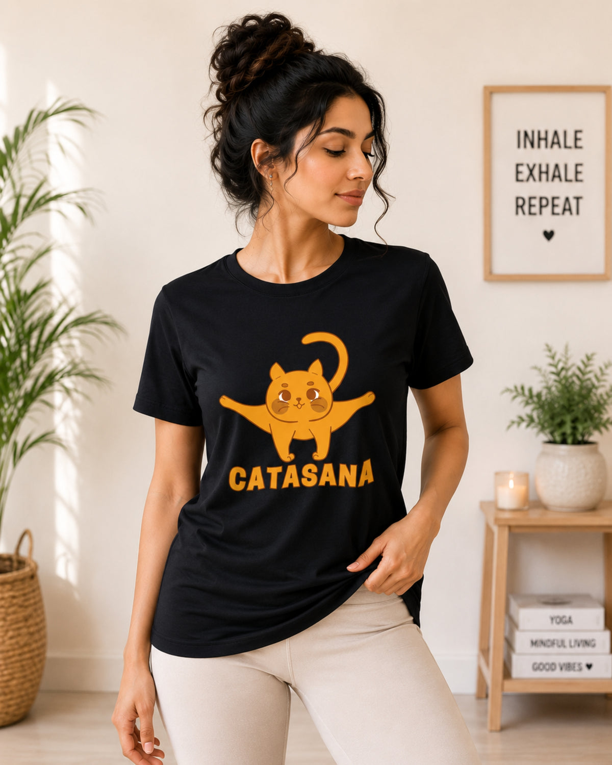 Catasana Unisex Classic Crew T-Shirt