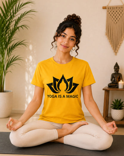 Yoga is a magic Unisex Classic T-Shirt - photo 2