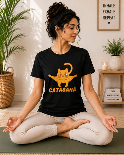 Catasana Unisex Classic Crew T-Shirt - photo 5